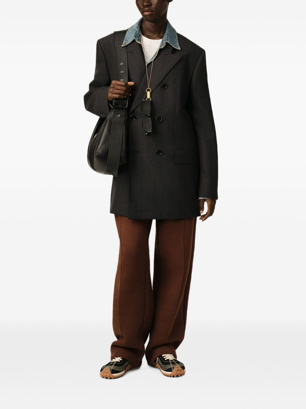 Ami Paris Women Wool Double-Breasted Blazer Jacket AMI PARIS