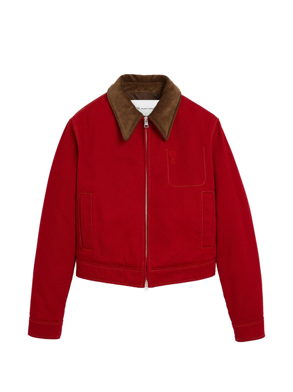 Ami Paris Women Denim Cotton Jacket AMI PARIS