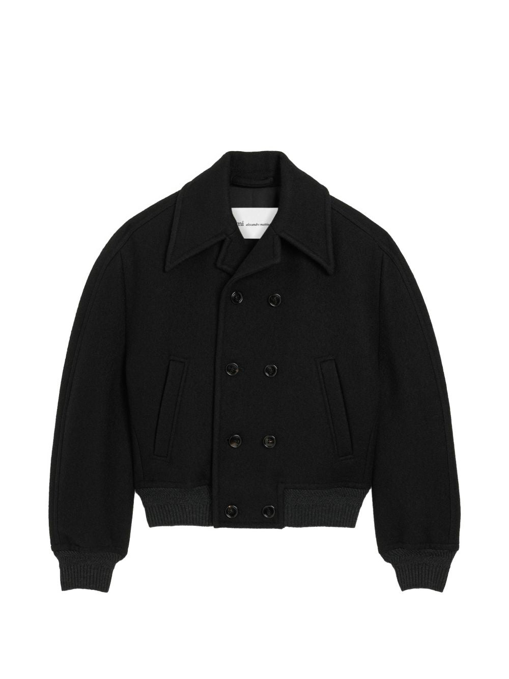 Ami Paris Women Wool Bomber Jacket AMI PARIS