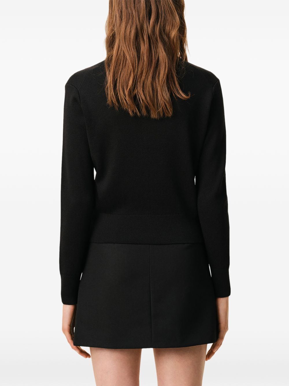 Ami Paris Women Ami De Coeur Wool Cardigan AMI PARIS