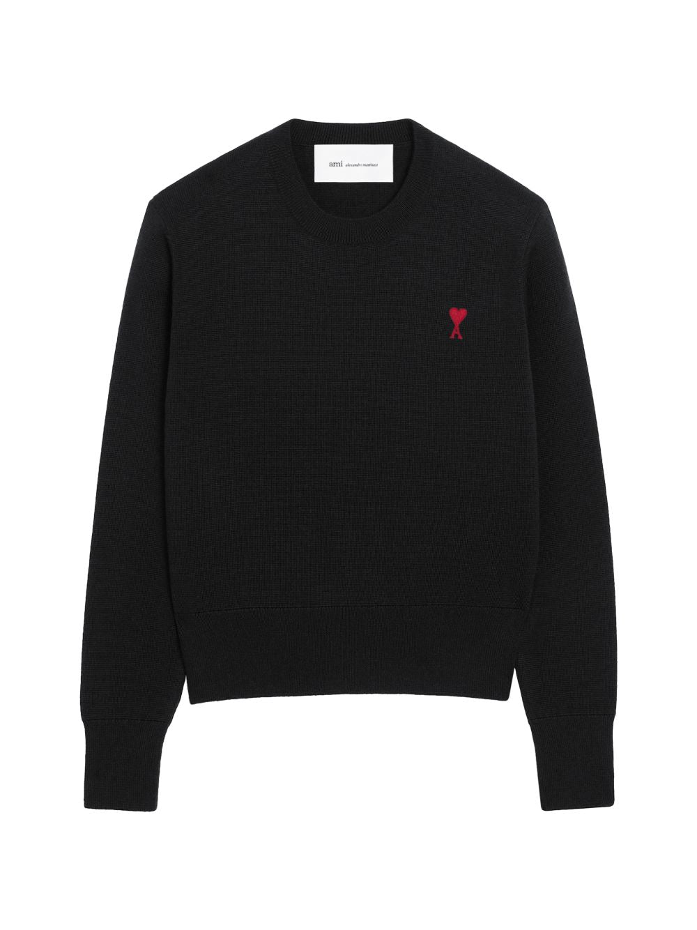 Ami Paris Women Ami De Coeur Wool Crewneck Sweater AMI PARIS