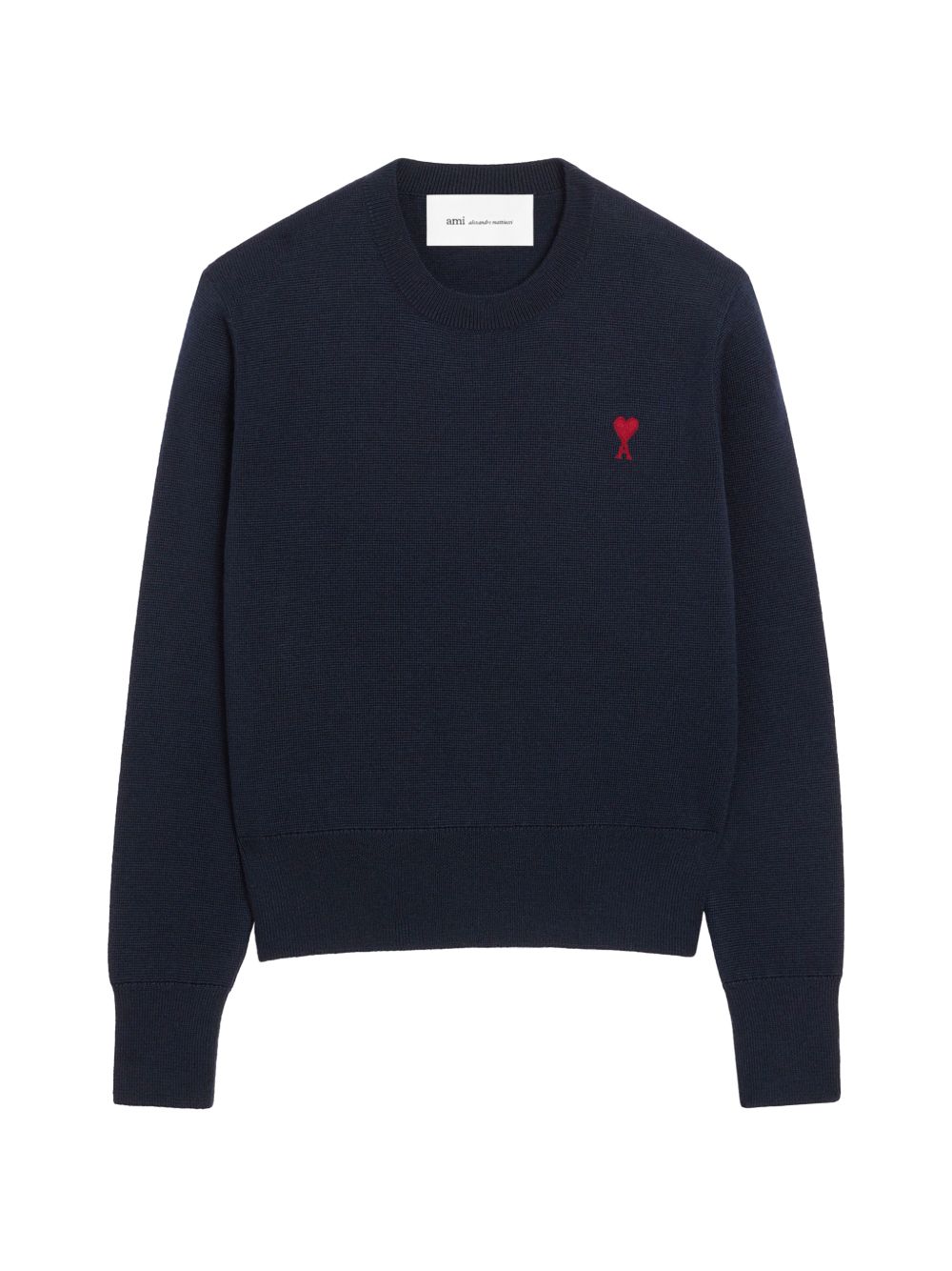 Ami Paris Women Ami De Coeur Wool Crewneck Sweater AMI PARIS