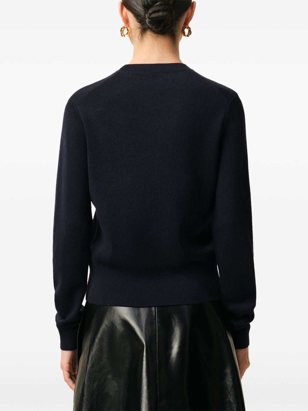 Ami Paris Women Ami De Coeur Wool Crewneck Sweater AMI PARIS