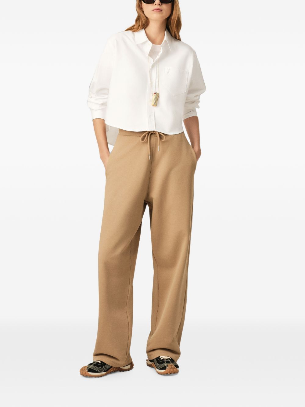 Ami Paris Women Ami De Coeur Cotton Shirt AMI PARIS