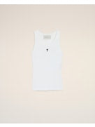 Ami Paris Women Tanktop With Contrasted Ami De Coeur AMI PARIS