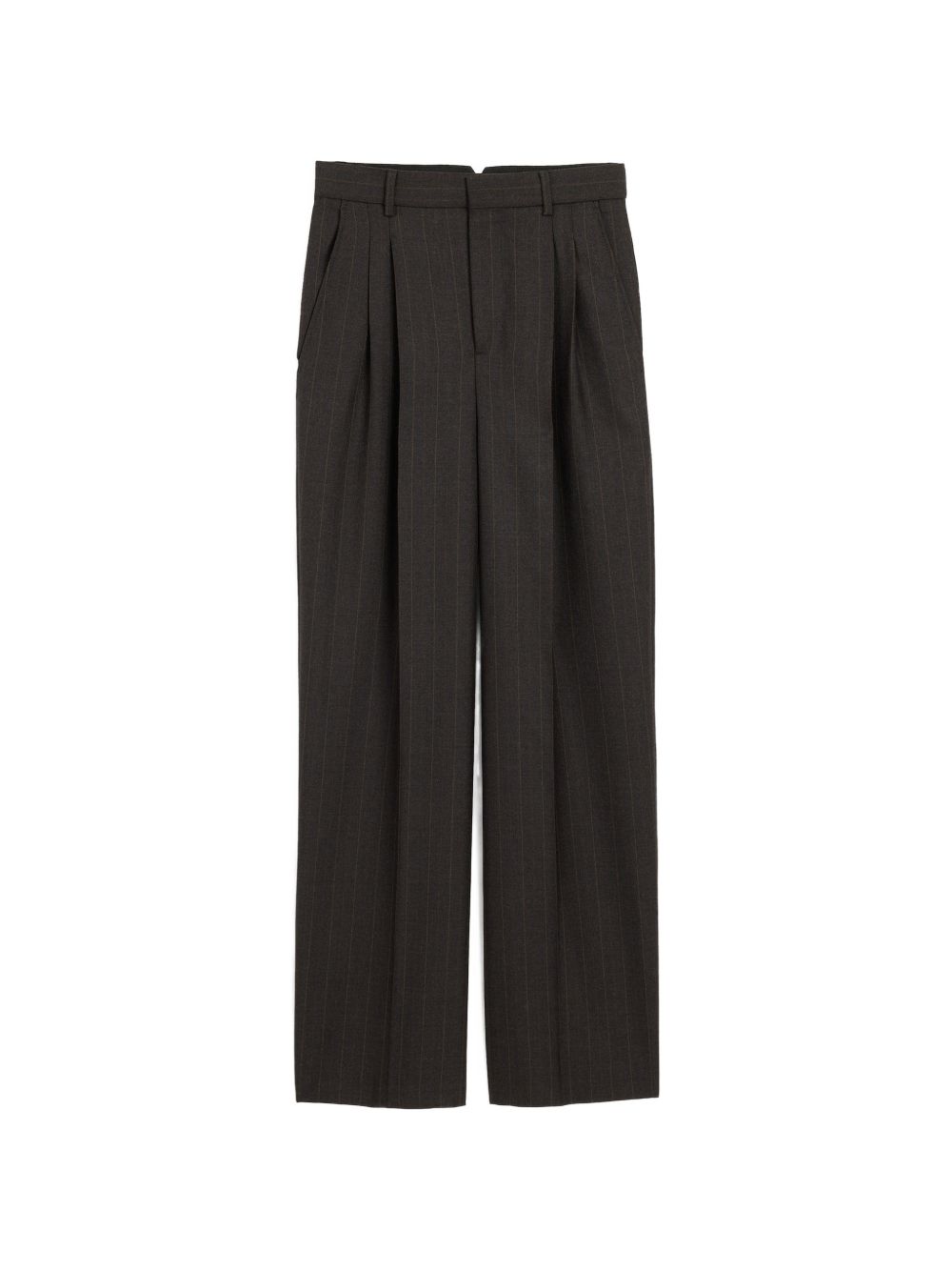 Ami Paris Women Wool High-Waisted Trousers AMI PARIS
