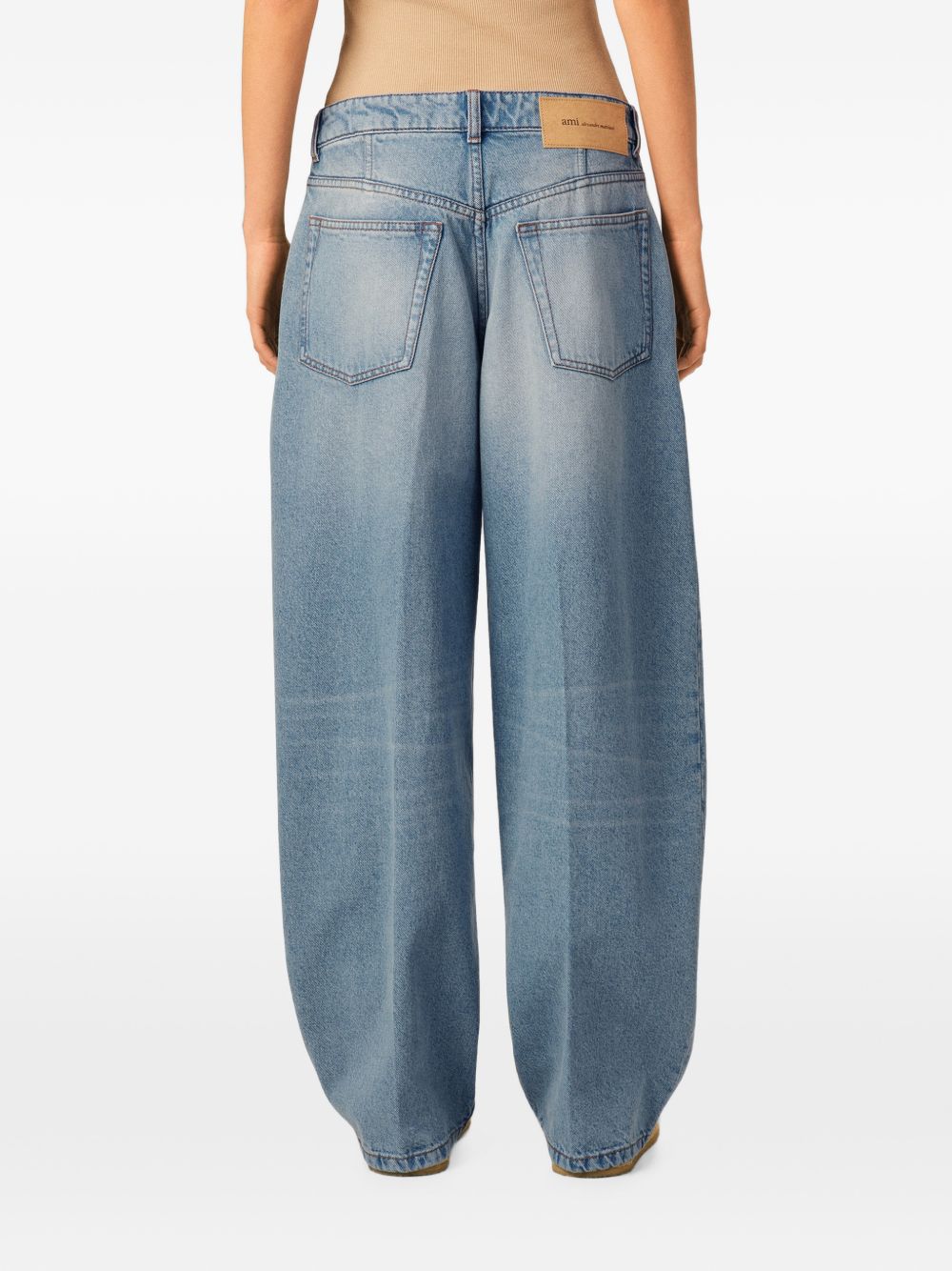 Ami Paris Women Baggy Fit Denim Jeans AMI PARIS
