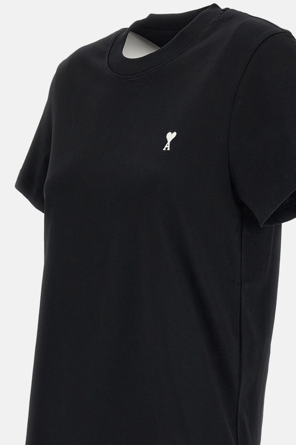 Ami Paris Women Tshirt With Contrasted Ami De Coeur AMI PARIS