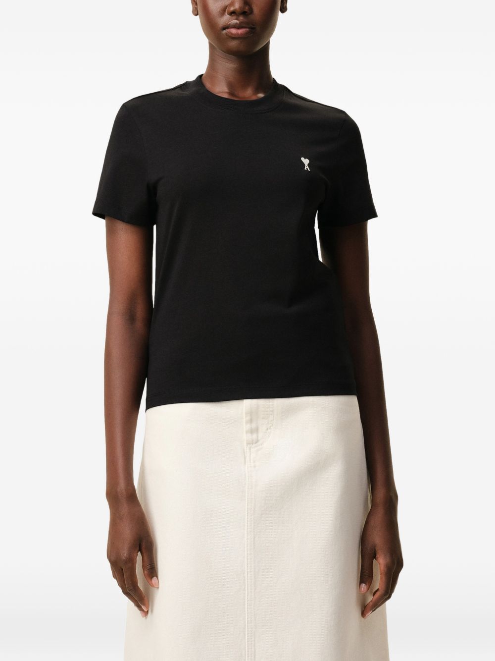 Ami Paris Women Ami De Coeur Cotton T-Shirt AMI PARIS