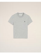 Ami Paris Women Tshirt With Contrasted Ami De Coeur AMI PARIS