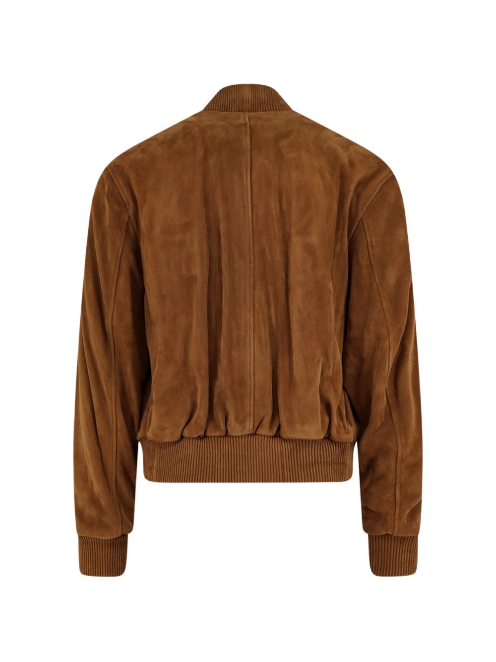 Ami Paris Men Suede Leather Zipped Jacket