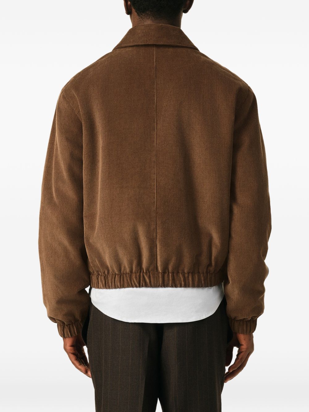 Ami Paris Men Velvet Cotton Blouson Jacket AMI PARIS