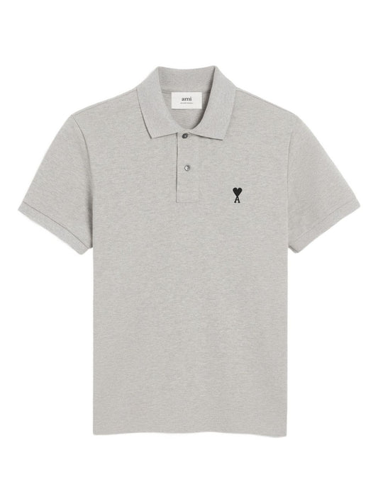 Ami Paris Men Ami De Coeur Cotton Polo Shirt