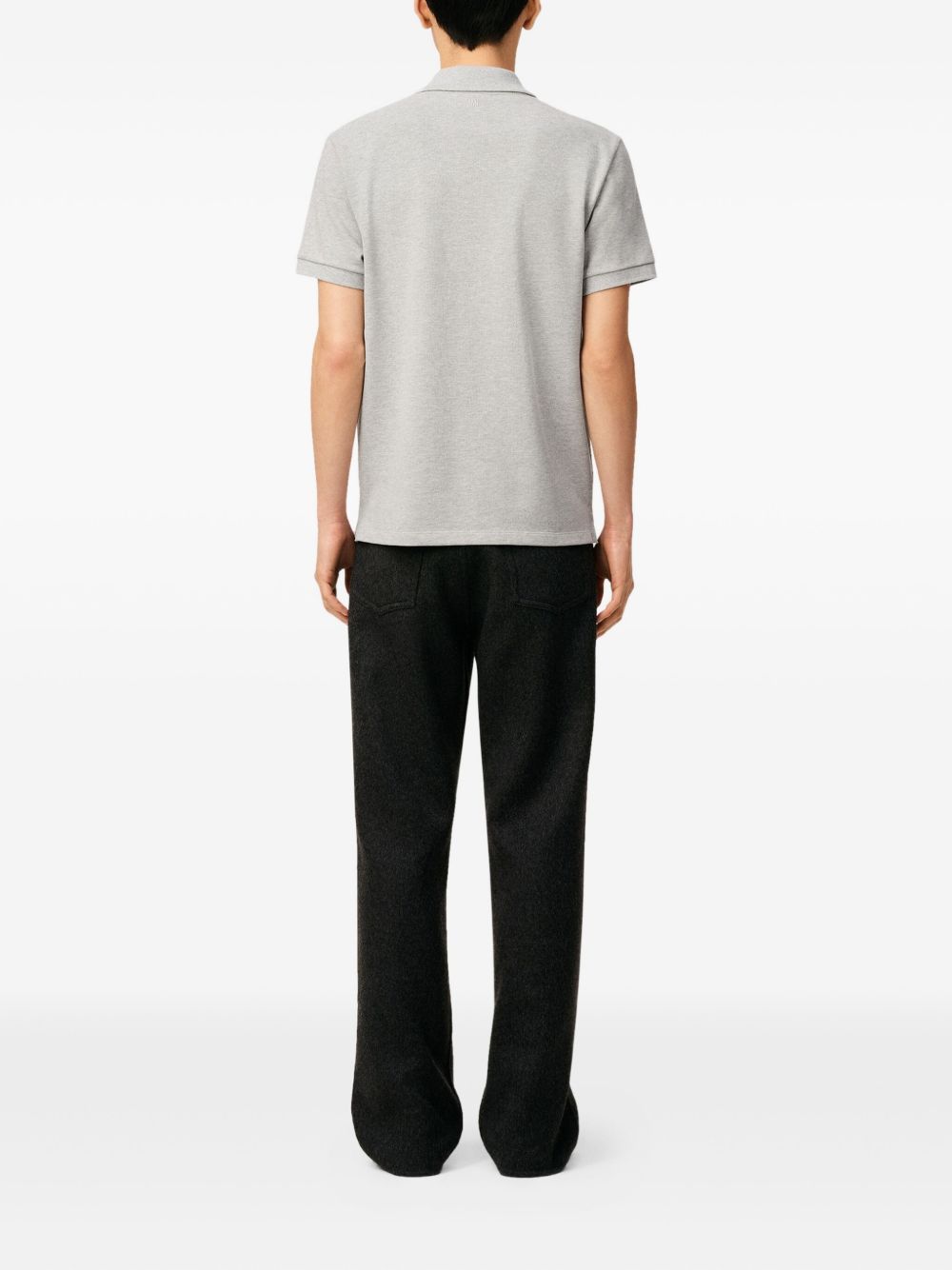 Ami Paris Men Ami De Coeur Cotton Polo Shirt