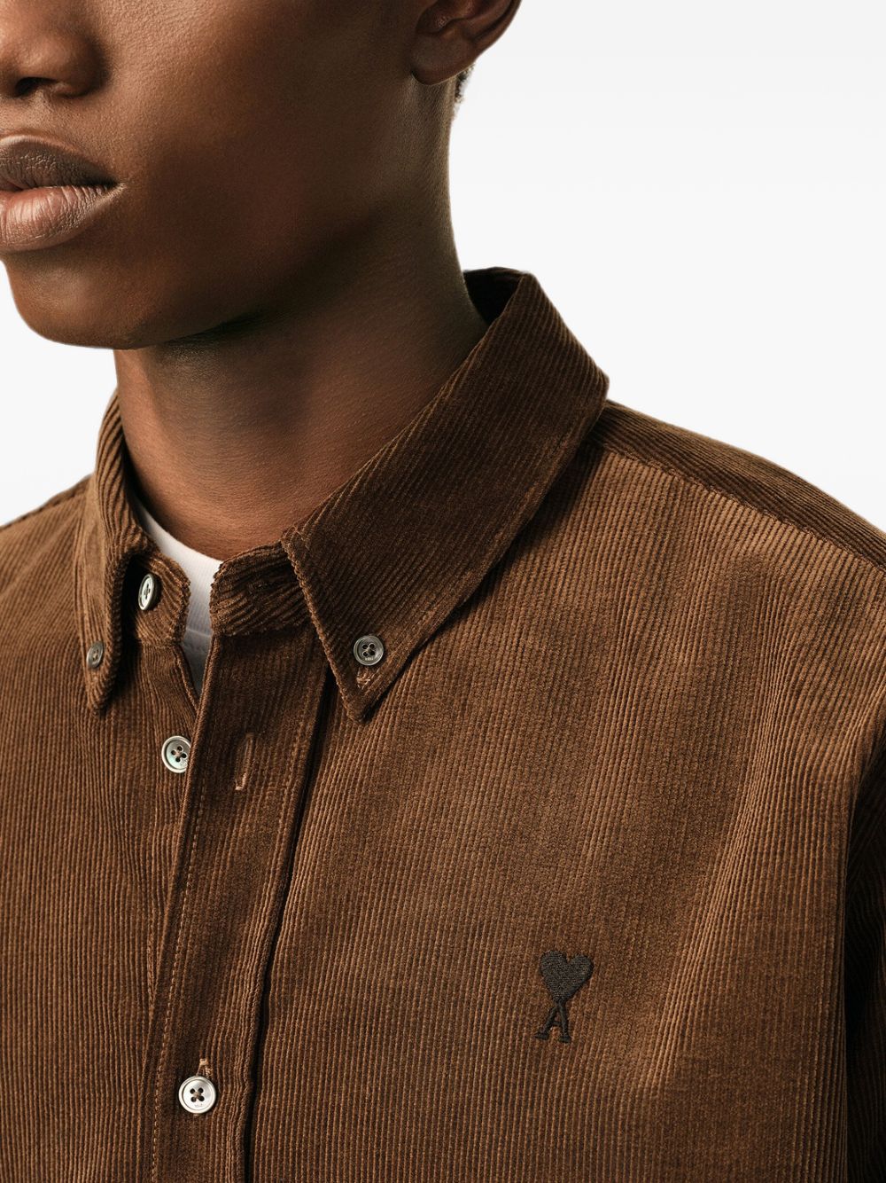 Ami Paris Men Velvet Shirt AMI PARIS