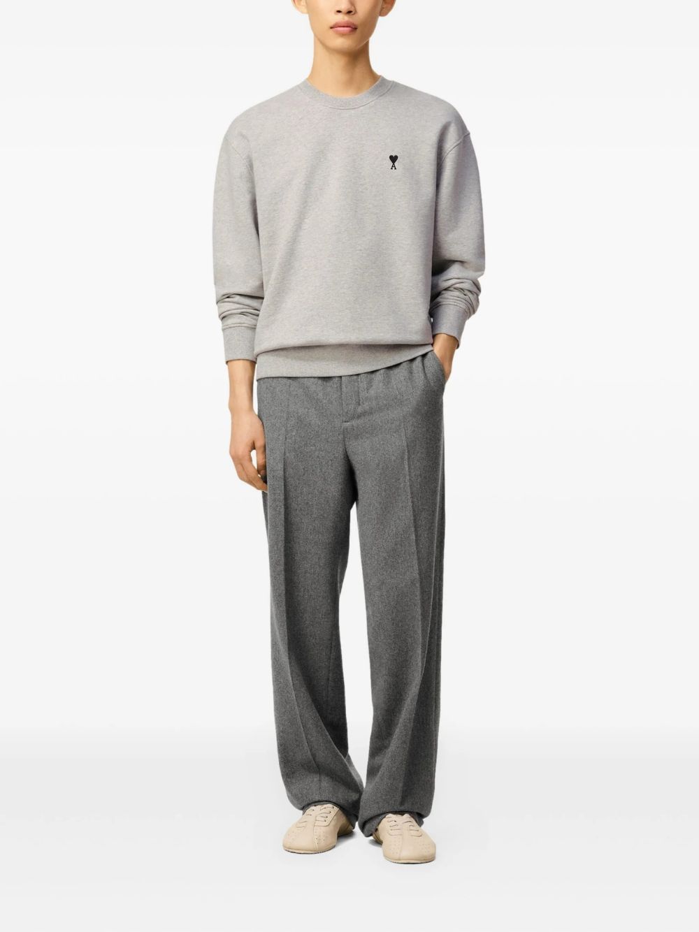 Ami Paris Men Ami De Coeur Cotton Sweatshirt