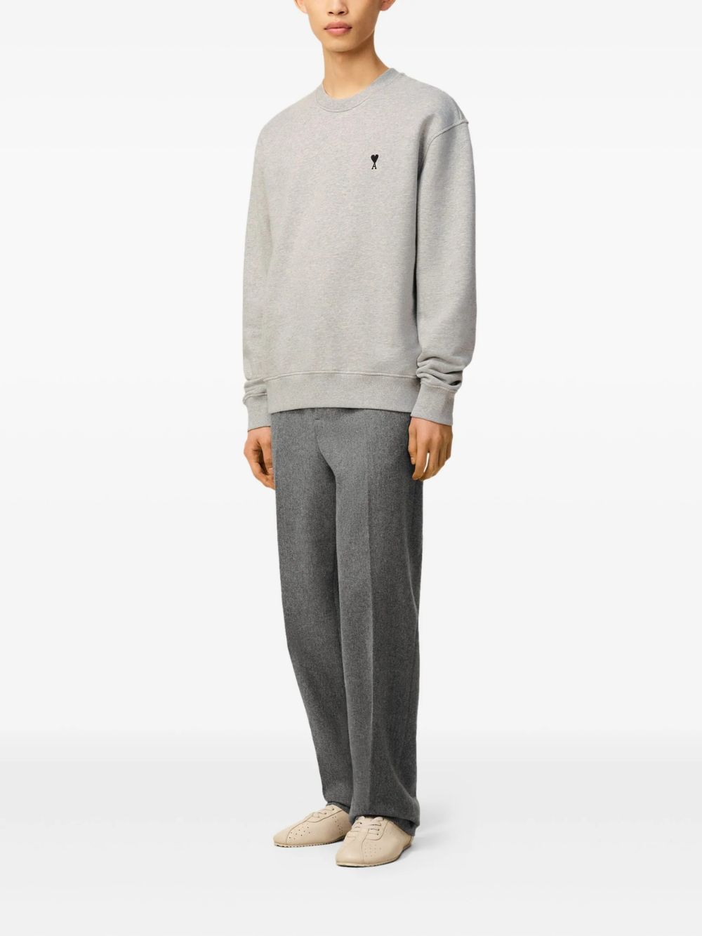Ami Paris Men Ami De Coeur Cotton Sweatshirt
