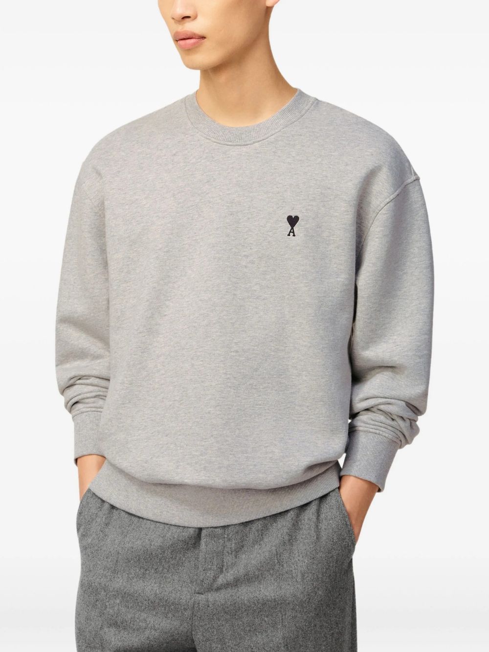 Ami Paris Men Ami De Coeur Cotton Sweatshirt