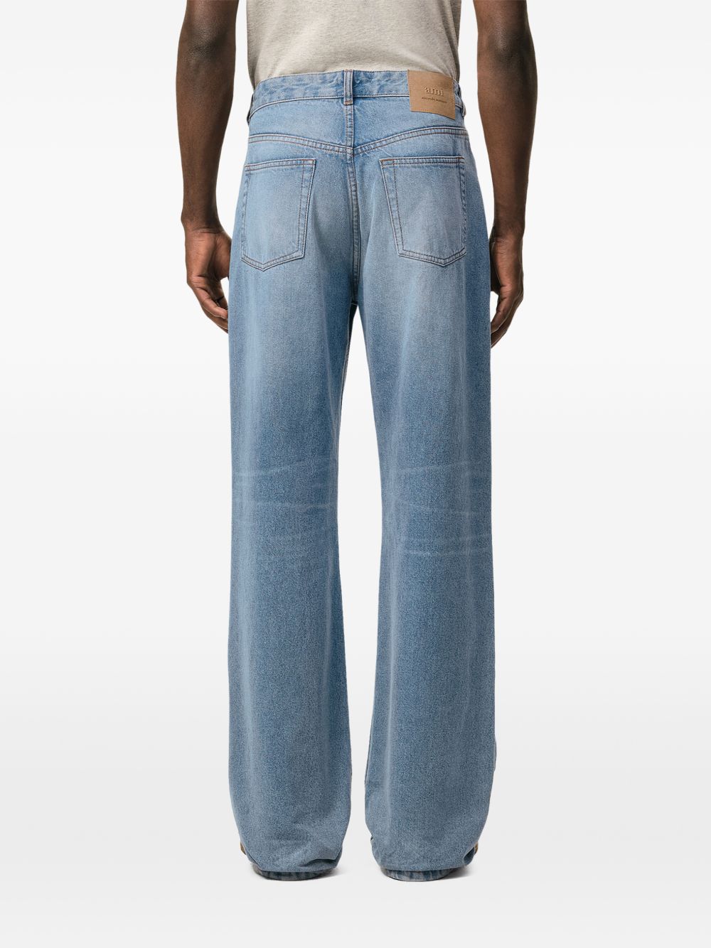 Ami Paris Men Large Fit Denim Jeans AMI PARIS