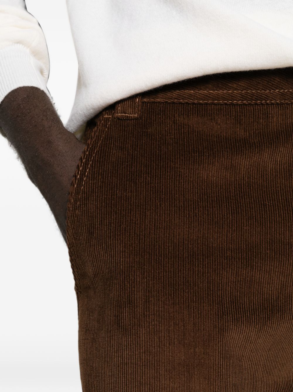 Ami Paris Men Velvet Trousers AMI PARIS