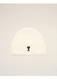 Ami Paris Men Beanie With Black Ami De Coeur AMI PARIS
