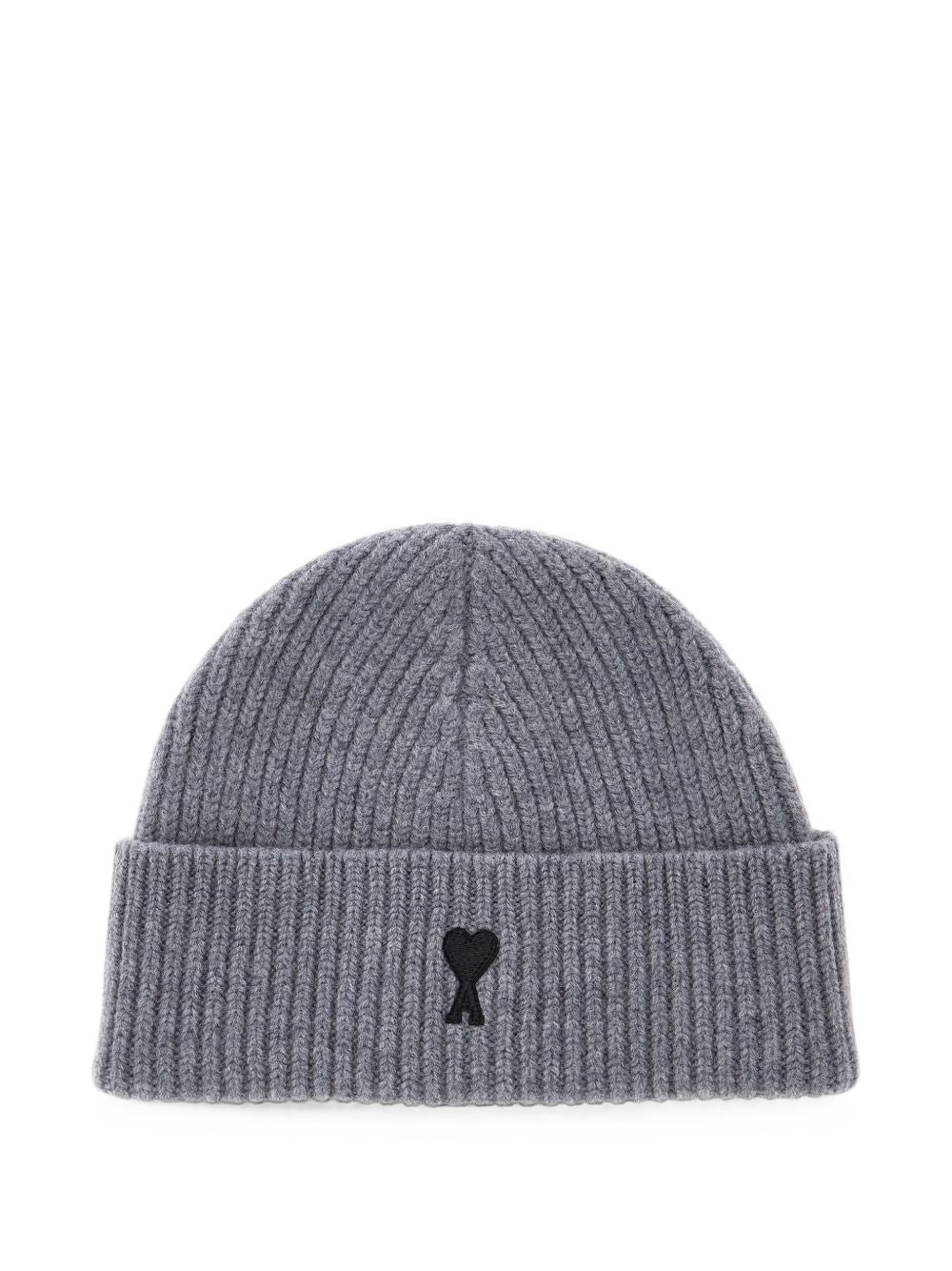 Ami Paris Men Ami De Coeur Wool Beanie AMI PARIS