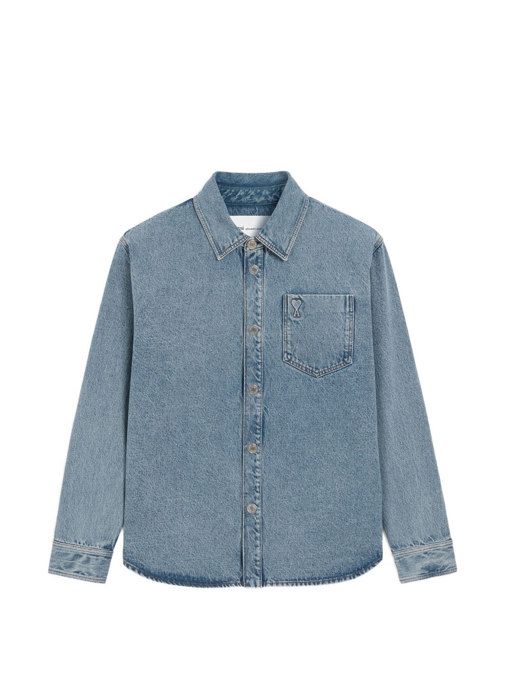 Ami Paris Men Ami De Coeur Denim Shirt AMI PARIS