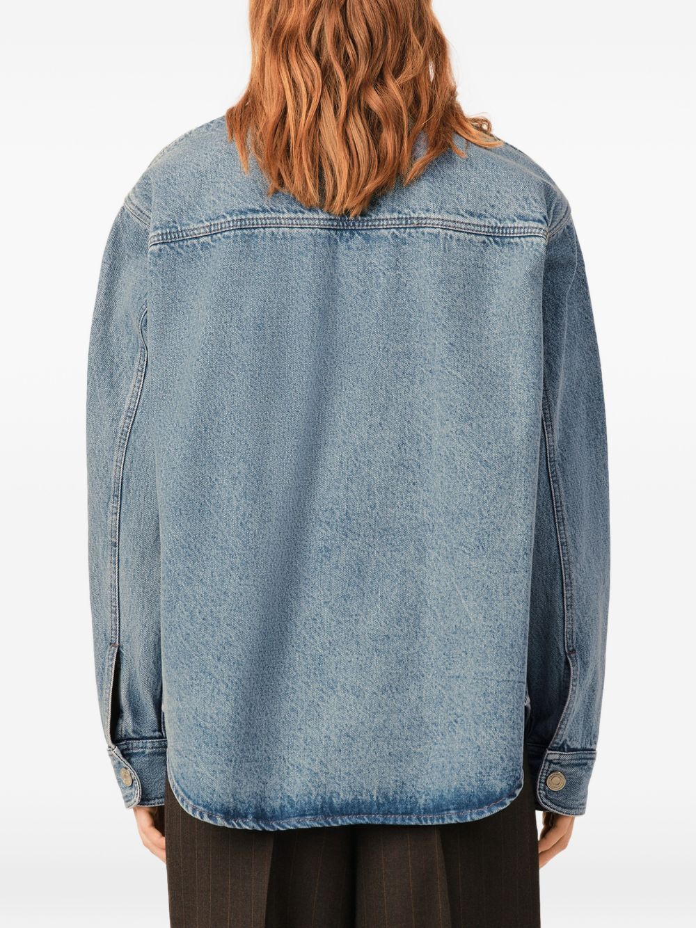 Ami Paris Men Ami De Coeur Denim Shirt AMI PARIS