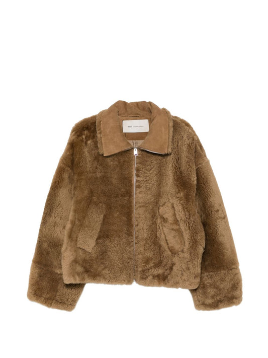 Ami Paris Women Shearling Jacket AMI PARIS