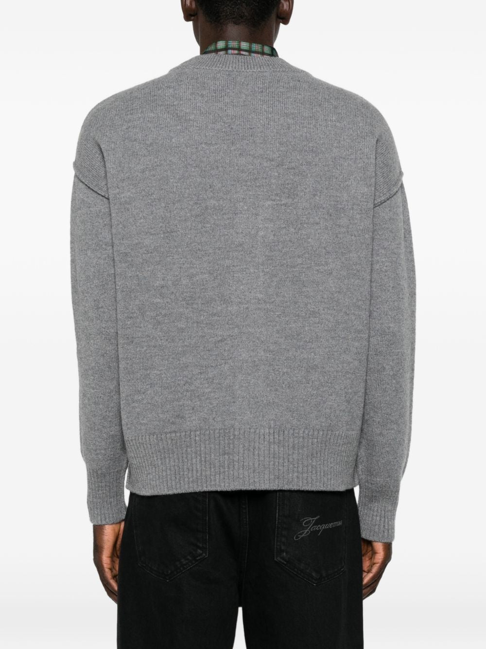 Ami Paris Men Ami De Coeur Wool Cardigan AMI PARIS