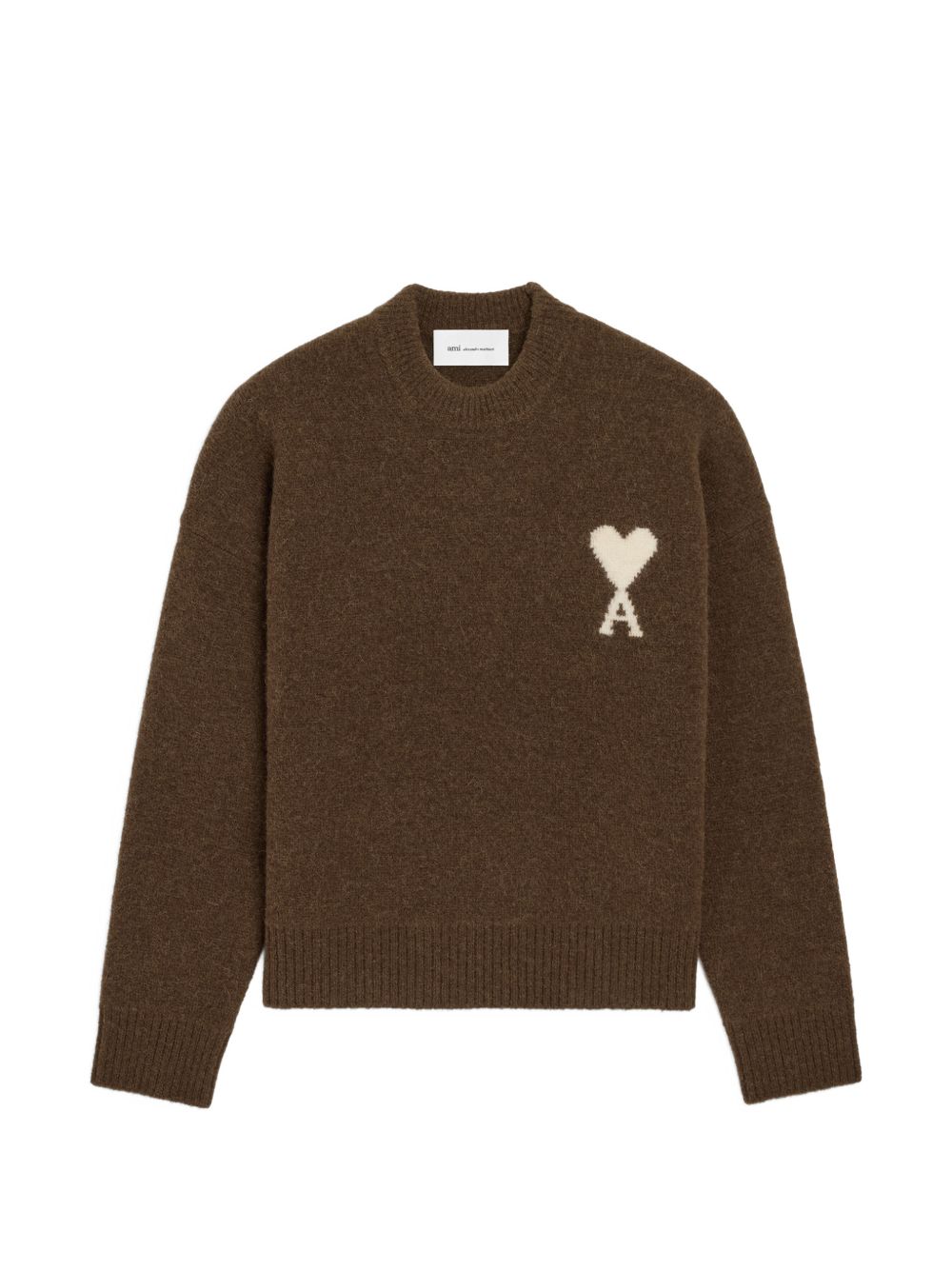 Ami Paris Women Ami De Coeur Wool Crewneck Sweater AMI PARIS