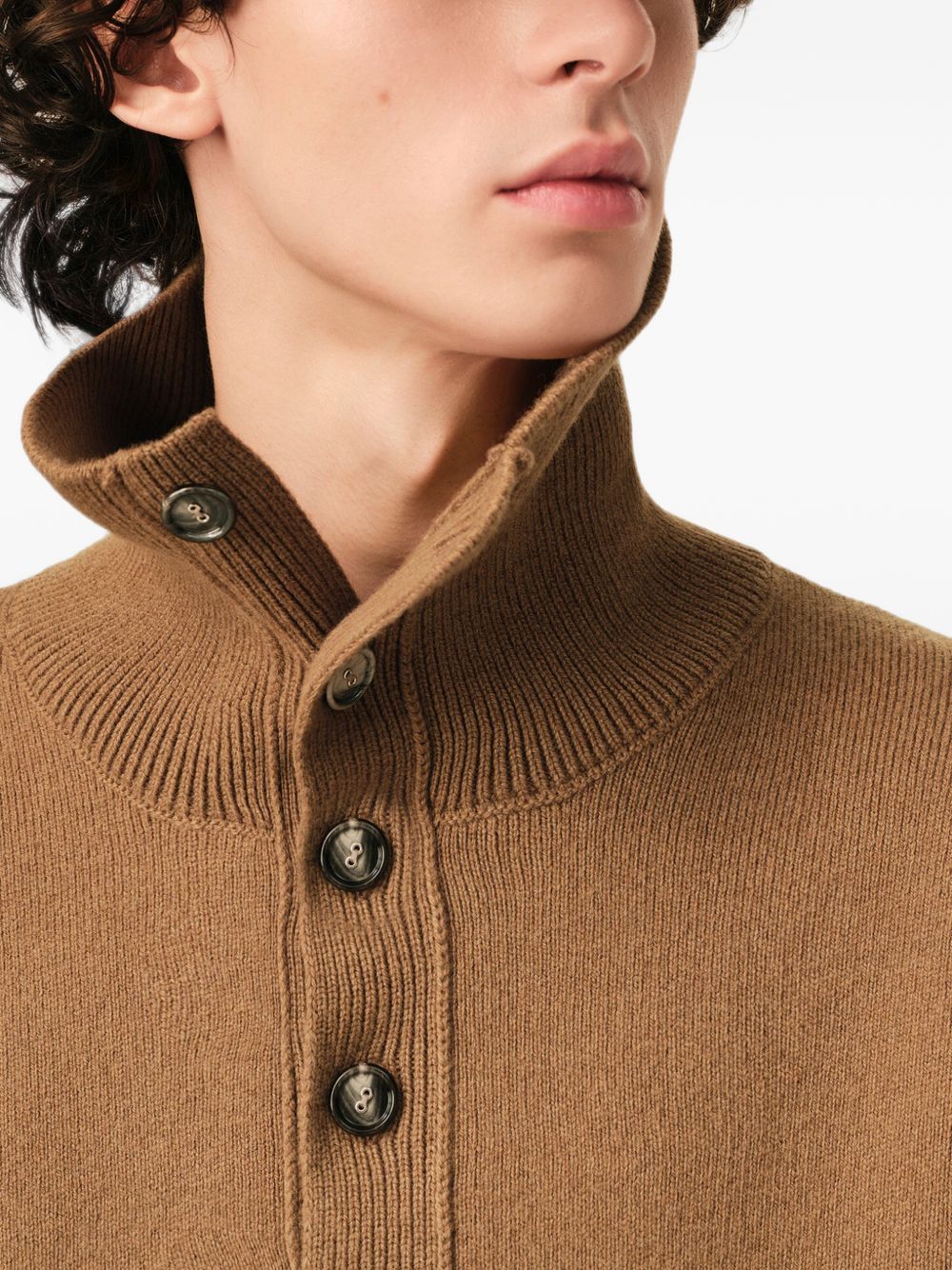 Ami Paris Women Wool Turtle-Neck Sweater AMI PARIS