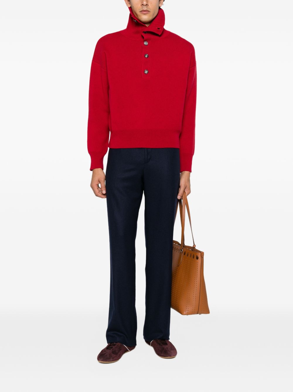 Ami Paris Women Wool Turtle-Neck Sweater AMI PARIS