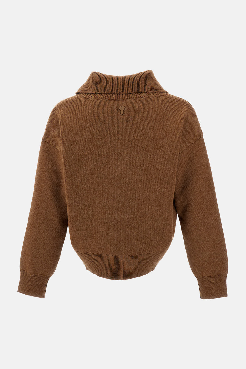 Ami Paris Men High Buttoned Collar Sweater AMI PARIS