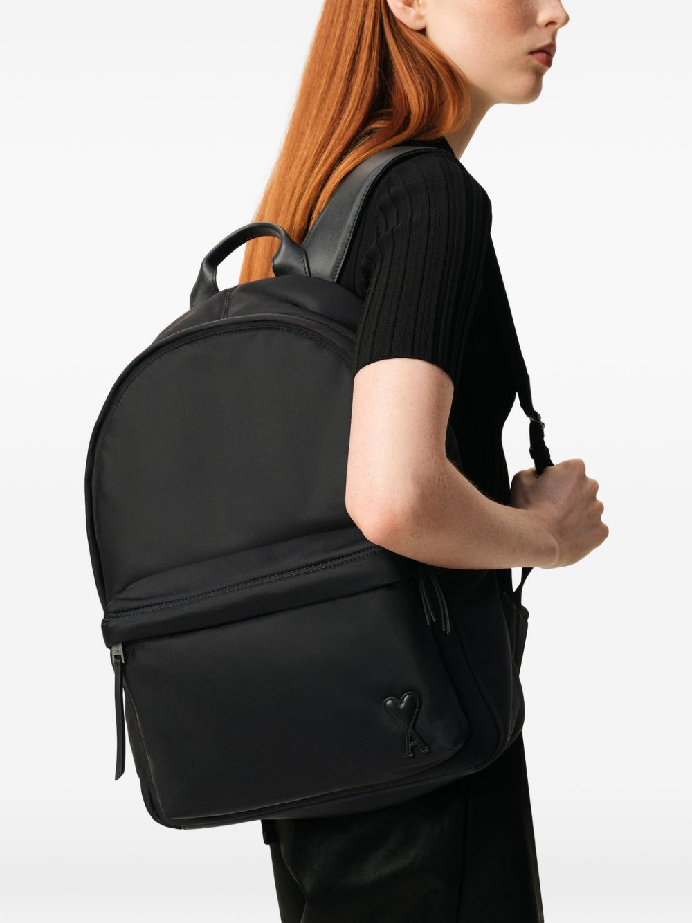 Ami Paris Men Marcel Nylon Backpack AMI PARIS