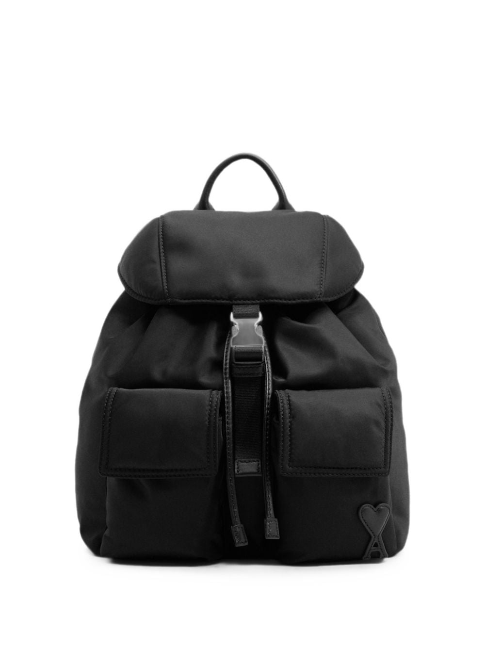 Ami Paris Women Marcel Small Nylon Backpack