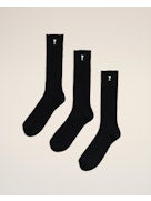Ami Paris Women Pack Three Ami De Coeur Embroidery Socks AMI PARIS