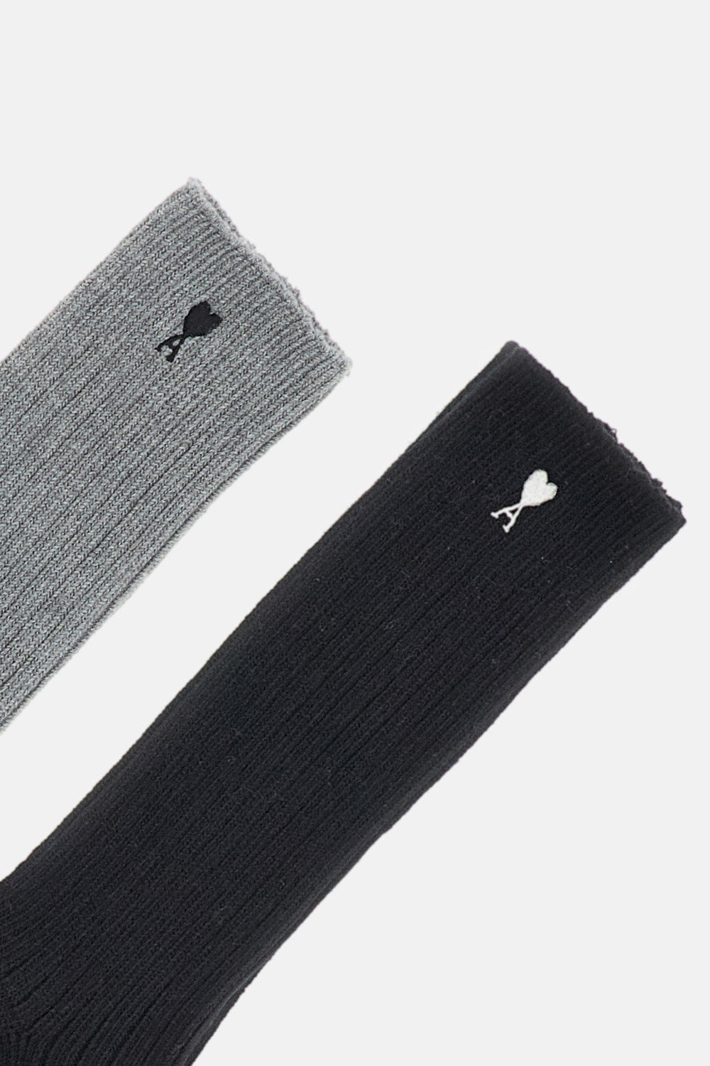 Ami Paris Women Pack Three Ami De Coeur Embroidery Socks AMI PARIS
