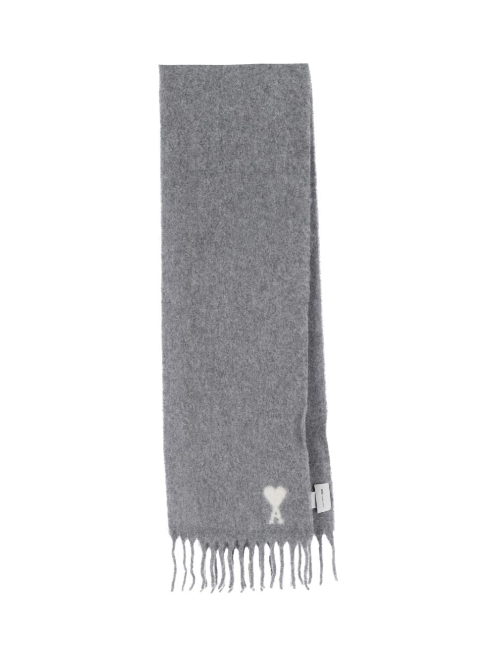 Ami Paris Men Ami De Coeur Wool Scarf AMI PARIS