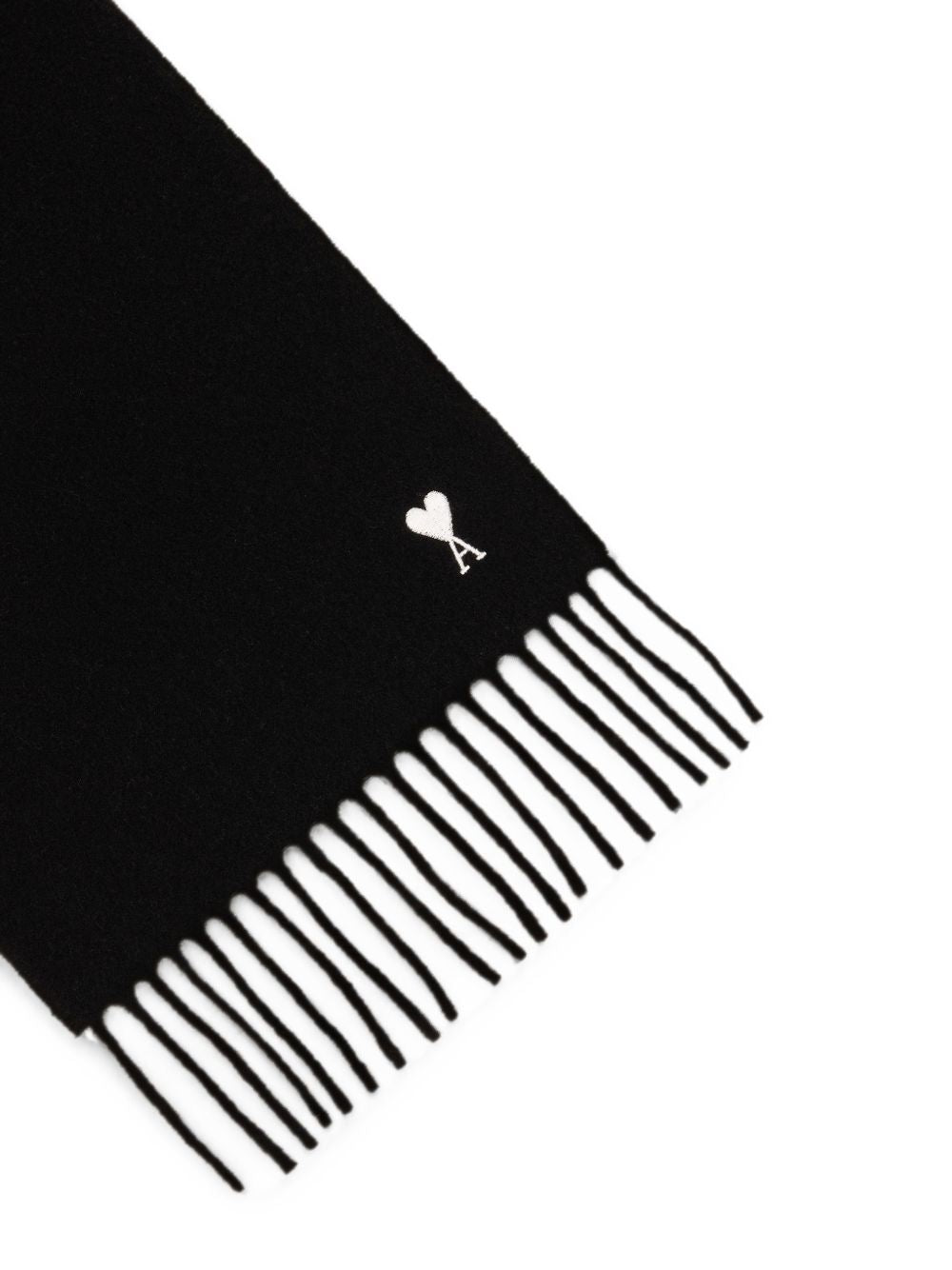 Ami Paris Men Ami De Coeur Wool Scarf AMI PARIS
