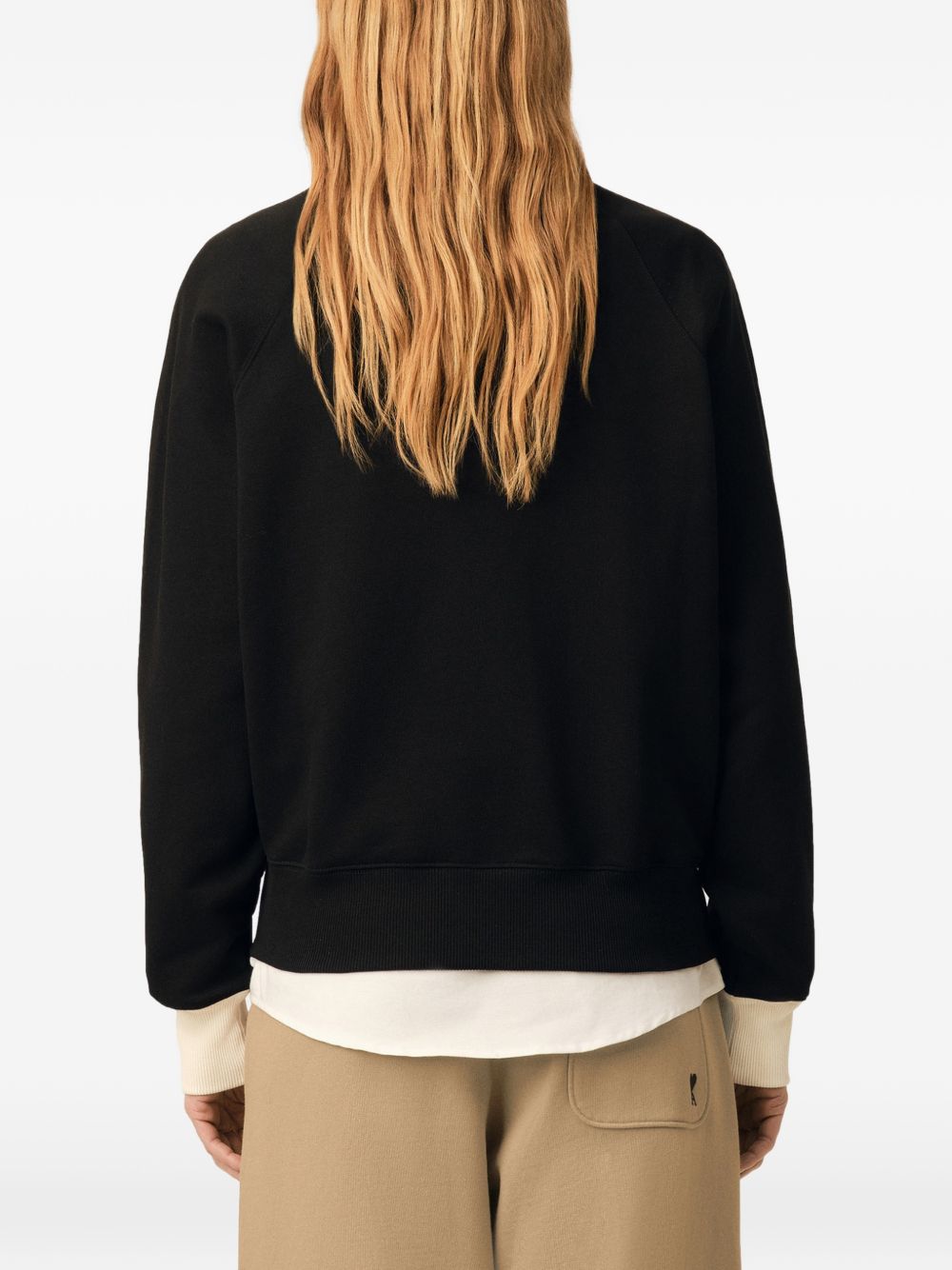 Ami Paris Men Ami De Coeur Zipped Sweatshirt AMI PARIS