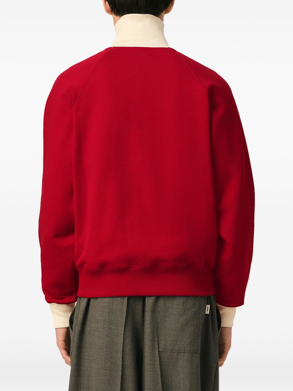 Ami Paris Men Ami De Coeur Zipped Sweatshirt AMI PARIS