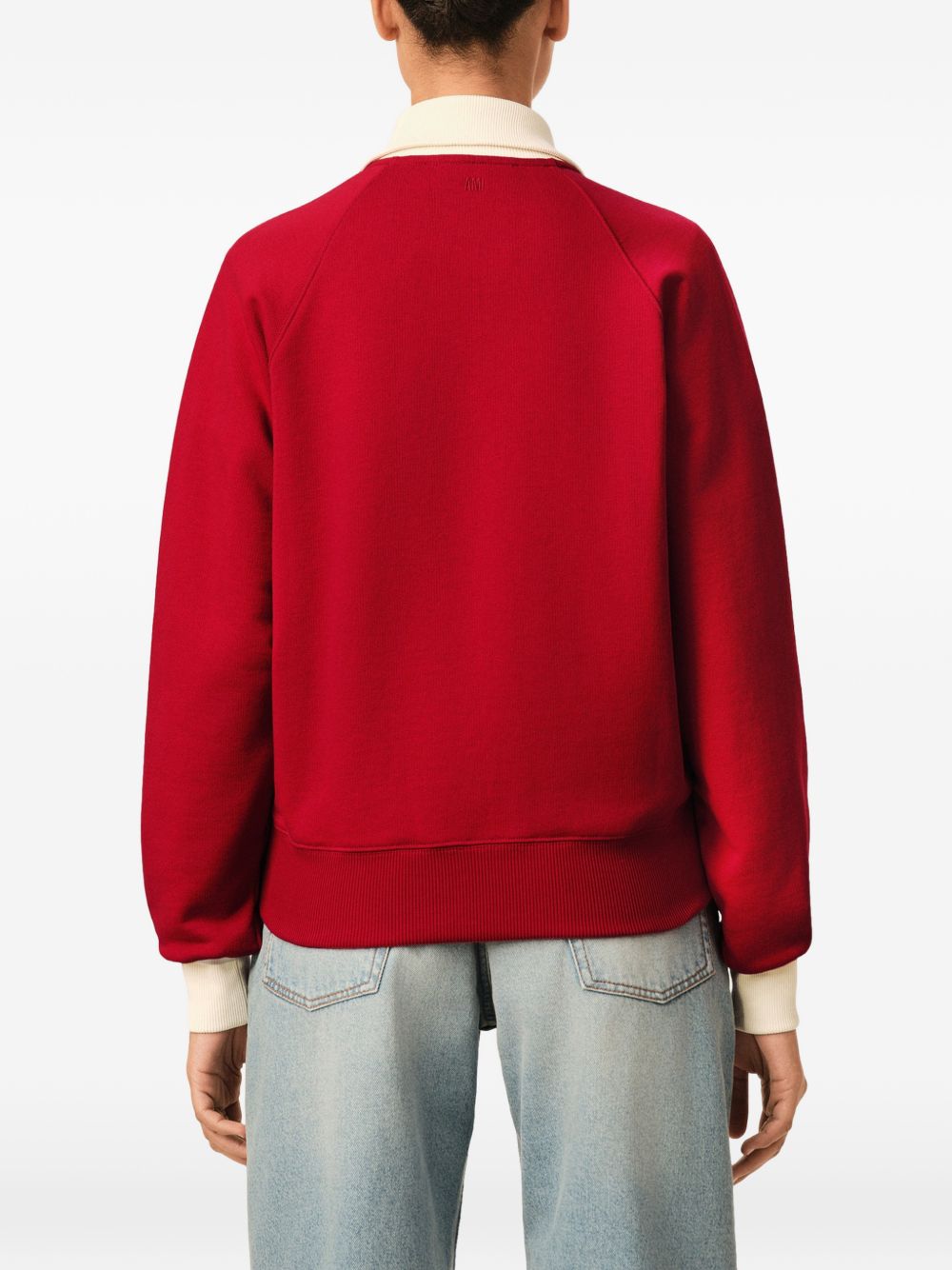 Ami Paris Men Ami De Coeur Zipped Sweatshirt AMI PARIS
