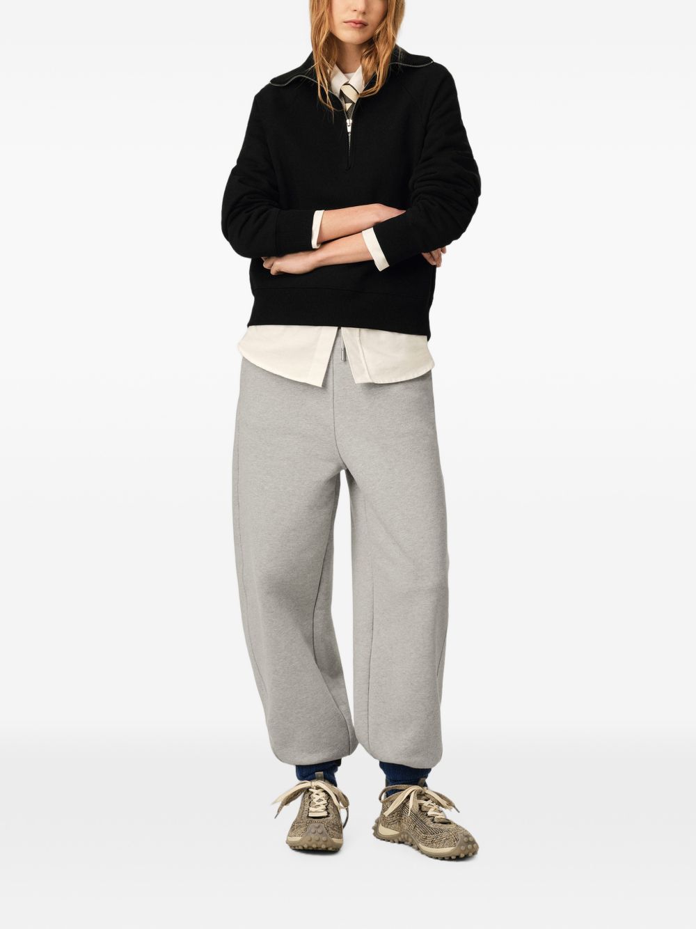 Ami Paris Women Ami De Coeur Cotton Sweatshirt AMI PARIS