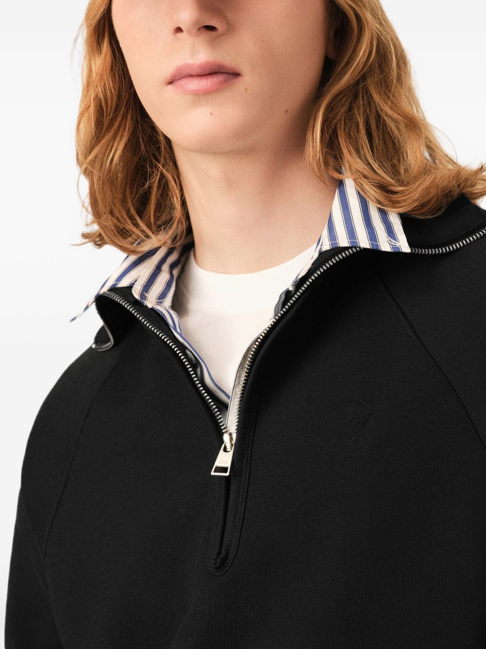 Ami Paris Women Ami De Coeur Cotton Sweatshirt AMI PARIS