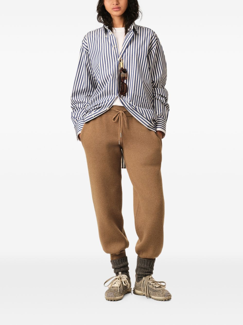 Ami Paris Men Wool Jogging Trousers AMI PARIS