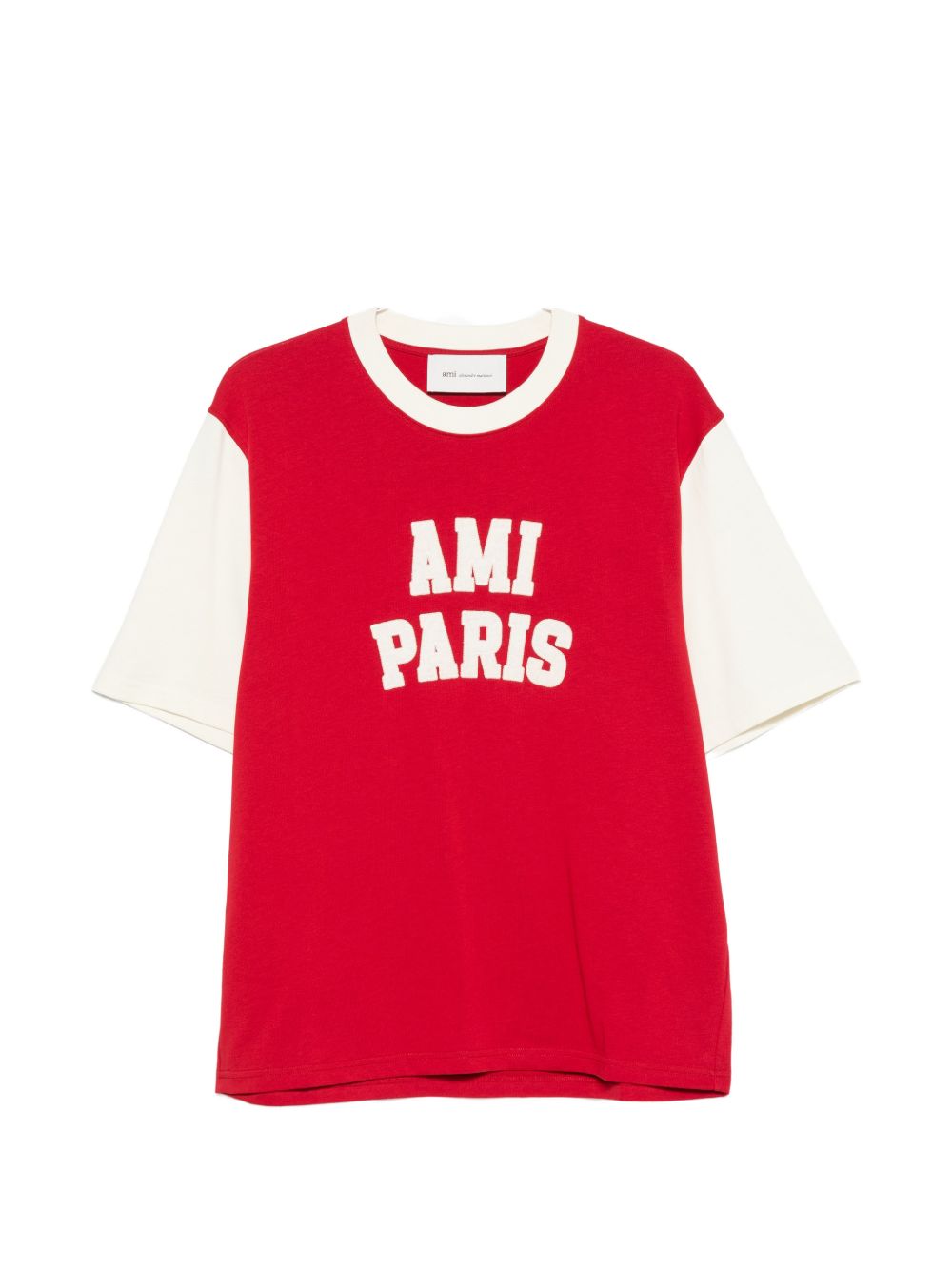 Ami Paris Women Logo Cotton T-Shirt AMI PARIS