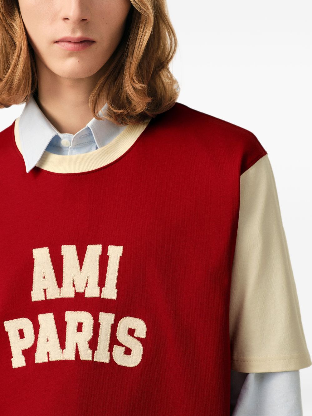 Ami Paris Men Logo T-Shirt