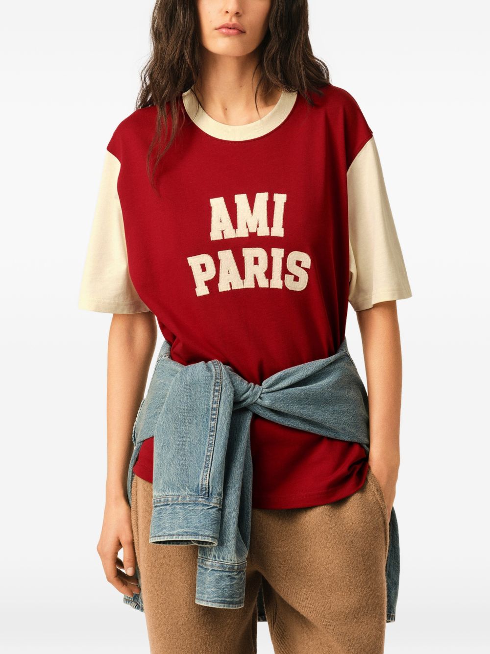 Ami Paris Men Logo T-Shirt