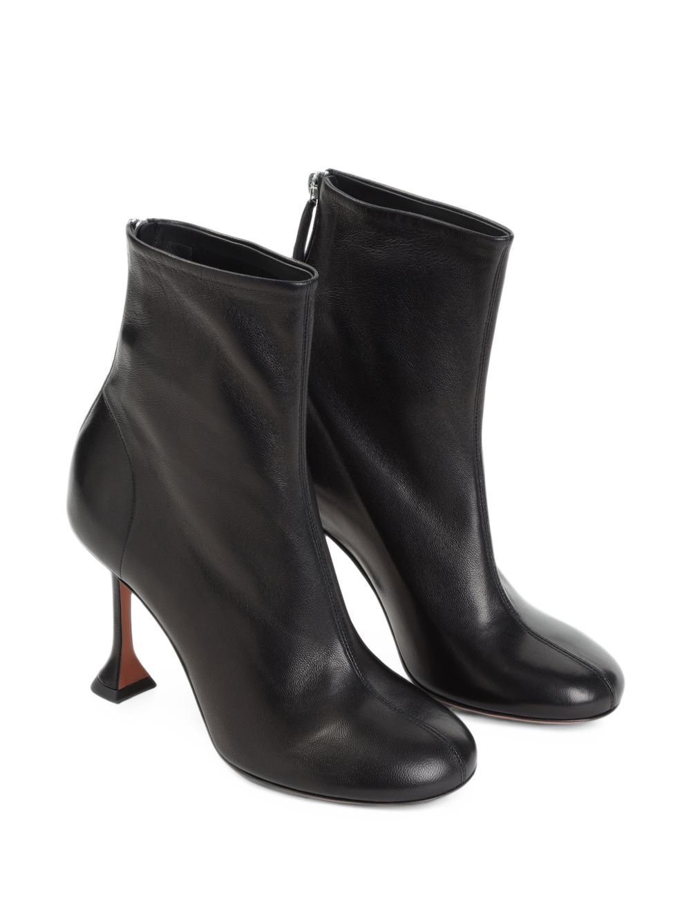 Amina Muaddi Women Iris Leather Boots AMINA MUADDI